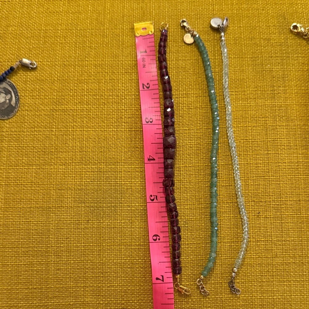 Elegant Multi-Color Beaded Bracelet Set